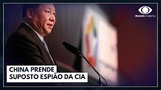 China prende suposto espião da CIA  Jornal da Band [upl. by Elwin749]