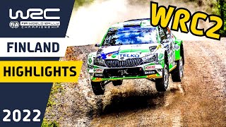 WRC2 Day 3 Highlights  WRC Secto Rally Finland 2022 [upl. by Otirecul]