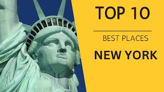 The 10 Most Visited Tourist Attractions in New York [upl. by Kciremed]