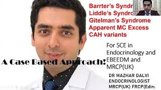 Bartter SyndromeGitelman Syndrome Liddles Syndrome App MC Excess  CAH variants Casesfree view [upl. by Aicekal236]