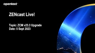 ZENcast Live ZCM Upgrading to version 233 [upl. by Coral]