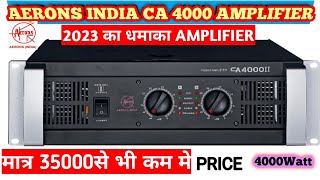 AERONS INDIA CA 4000 AMPLIFIER PRADEEP DJ VLOG [upl. by Ayama]