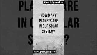 How many planets are in our solar system [upl. by Weslee]