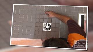 Shower Bases Schluter KERDIDRAIN Grate Assembly [upl. by Hadeehuat716]