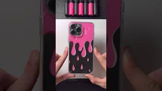 Satisfying Phone Case with Drip Technique 💖✨🎨 artandcraft [upl. by Hayilaa461]