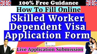 UK Skilled Worker Dependent Visa Application [upl. by Flannery]