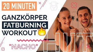 Fettverbrennung Workout für zu Hause für Anfänger – 20 Minuten ohne Gewichte  NACHO [upl. by Eeslehc]