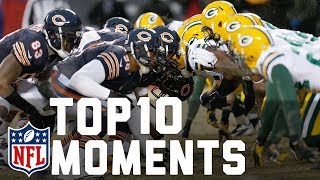 Packers vs Bears Top 10 Moments  NFL Highlights [upl. by Aynna280]