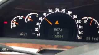 Mercedes S320 CDI Acceleration 0100 kmh W220 2001 [upl. by Aiva]