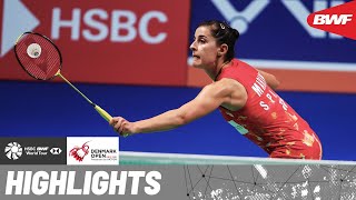 Carolina Marin and Pusarla V Sindhu put up a fight for a finals spot [upl. by Ellened]