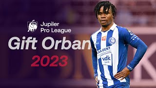 Gift Orban  Insane year  Jupiler Pro League 2023 [upl. by Ahsekad]