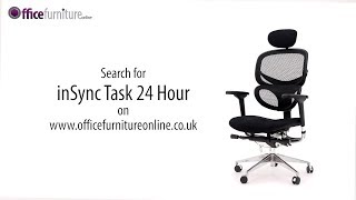 inSync 24 Hour Mesh Task Chair  Features and User Guide [upl. by Noni]