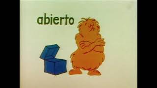 Classic Sesame Street animation Abierto  Cerrado cajita [upl. by Eseenaj]