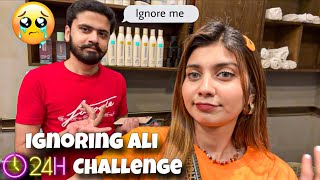 Ignoring Ali For 24hrs challenge WENT WRONG 😭💔 [upl. by Areikahs72]