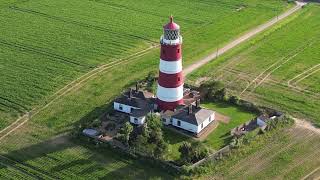 Happisburgh Lighthouse  Norfolk  DJI Mini 3Pro [upl. by Batholomew]