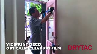 Drytac ViziPrint Deco  Optically Clear PET Film  product overview [upl. by Heiskell]