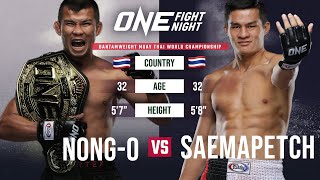 The Most INTENSE Muay Thai War Ever 🤯 NongO vs Saemapetch [upl. by Phaidra]