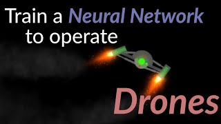 Training a Neural Network to operate drones using Genetic Algorithm [upl. by Shreeves788]