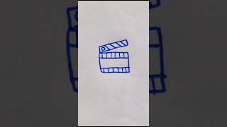 Clapperboard film drawing art [upl. by Nade]