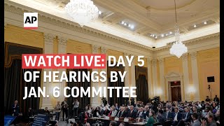 Watch Day 5 of Jan 6 committee hearings  AP News [upl. by Medora784]