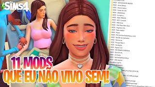 LISTA DE 11 MODS QUE EU NÃO VIVO SEM NO MEU JOGO  THE SIMS 4  MOD REVIEW [upl. by Shalne]