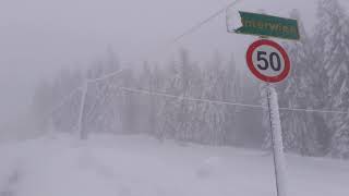 Verheerender Schneesturm mit massivem Schneebruch in Sankt Englmar im Vorderen Bayerischen Wald [upl. by Yeleak]