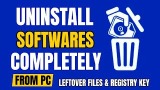 How to completely Uninstall any software from your Computer  Registry Key Unintaller Software Free [upl. by Arukas551]