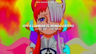 One Piece Film Red Theme Song Full  New Genesis  Uta Ado  AMV sub español [upl. by Acinhoj]