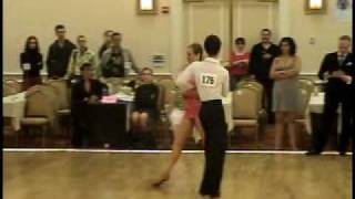 Cha Cha ProAm Leon amp Ania Open level [upl. by Aierb]