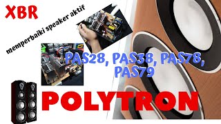 CARA MUDAH MEMPERBAIKI SPEAKER AKTIF POLYTRON BERBAGAI TYPE PAS28 PAS38 PAS77 PAS78 PAS79 XBR [upl. by Ahsinel927]