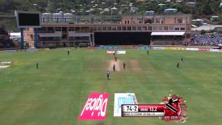 CPL 2014 Highlights Match 2  The Red Steel vs Barbados Tridents [upl. by Enelkcaj]