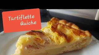 Quiche tartiflette  Repas rapide pour le soir [upl. by Amaty]