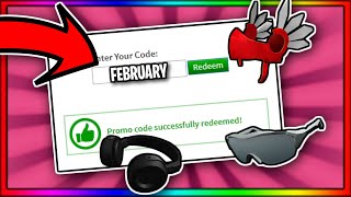 💖ALL WORKING ROBLOX PROMOCODES AND EVENT ITEMS FEBRUARY [upl. by Middleton]