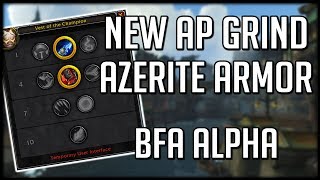 THE POWERS OF AZERITE ARMOR  The New Artifact Power Grind  WoW Battle for Azeroth Alpha [upl. by Westleigh962]