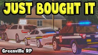 I Just Bought It Man  Sheriff Patrol EP 1  Roblox Greenville Roleplay [upl. by Godart67]