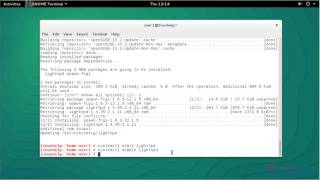 How to install Lighttpd Webserver in OpenSUSE [upl. by Idas487]