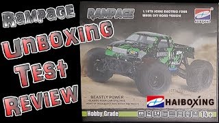 HAIBOXING RC Car 118 Monstertruck 4WD Unboxing  Test  Review  HD  Deutsch [upl. by Bechler]