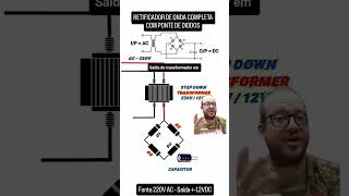 Fonte 12VDC SUPER SIMPLES  Eletronica Fácil [upl. by Janice]