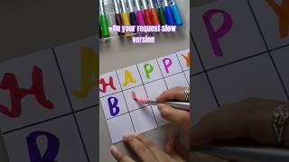 Birthday wishing idea shorts craft ideas youtubeshorts [upl. by Ttebroc]