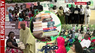 Cérémonie de remise de dons de livres organisée par lassociation Handy Afrique [upl. by Daveen193]