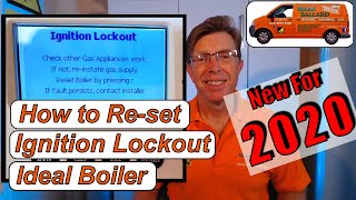 Ideal Boiler Stopped working How to fix Ignition LockOut Press Reset [upl. by Leihcim791]