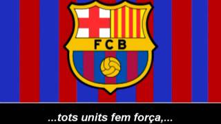 Himne del FC Barcelona Lletra  Himno de FC Barcelona Letra [upl. by Antonius]