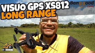 DRONE VISUO GPS XS812 LONG RANGE E TESTE DE CÂMERA [upl. by Truscott]