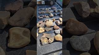 Surprise of Agates in my pickup🪨agates agatestone rocks recoveryrocks friends thankyou [upl. by Anwad]