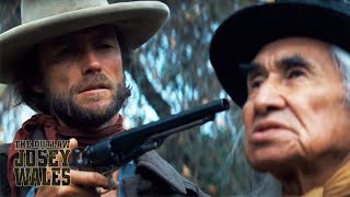 The Outlaw Josey Wales  Josey Meets Lone Watie  World of Warner Bros [upl. by Daigle]