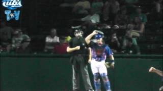 Umpire Ejects Daytona Cubs Music Man Derek Dye [upl. by Nemaj249]