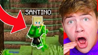 Santino VINDEN In SCHAAPSTAD Minecraft [upl. by Trent]