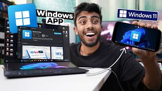 Microsoft New Windows APP🔥 Run Windows 11 on AndroidIOS  Testing Games amp Apps⚡ [upl. by Narat]