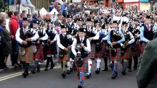 Portrush Pipe Bands Parade 2015 [upl. by Eenitsed]