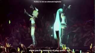 Promise  Hatsune Miku amp Rin Kagamine Project DIVA Live eng subs [upl. by Arahsit]